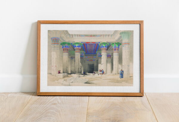 Grand Portico of Philae Temple wooden wall art