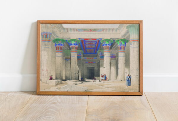 Grand Portico of Philae Temple wooden wall art